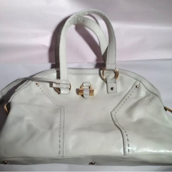 authentic YSL large MUSE zip top SATCHEL $1800 - Picture 5 of 15